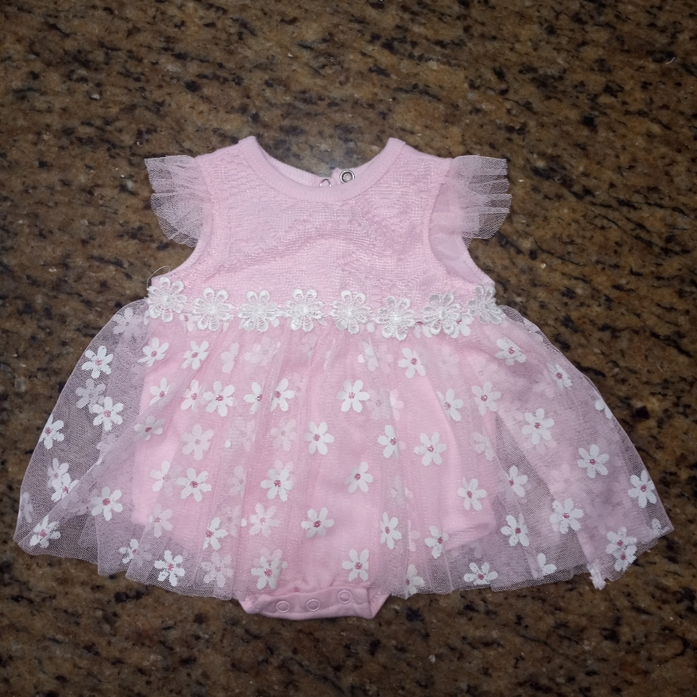 Duck Duck Goose, 0-3 m, Pink, White.